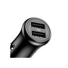 Автомобильное зарядное устройство Baseus Gentleman F635, 2 USB, 4.8 А, черное - фото 51455396 Автомобильное зарядное устройство Baseus Gentleman F635, 2 USB, 4.8 А, черное - фото 51455396