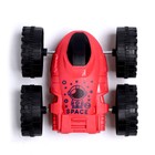 Перевёртыш инерционный «Машинка-перевертыш», цвет красный - Фото 3