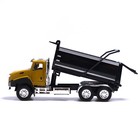 Грузовик металлический «Самосвал», инерция, открываются двери, свет и звук - Фото 3