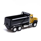 Грузовик металлический «Самосвал», инерция, открываются двери, свет и звук - Фото 4