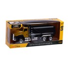 Грузовик металлический «Самосвал», инерция, открываются двери, свет и звук - Фото 6