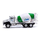 Грузовик металлический «Бетон», инерция, открываются двери, свет и звук 7422069
