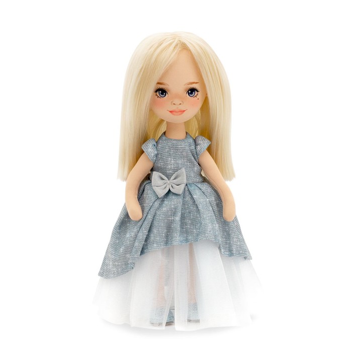 Мягкая кукла Mia «В голубом платье», 32 см - фото 1926412448