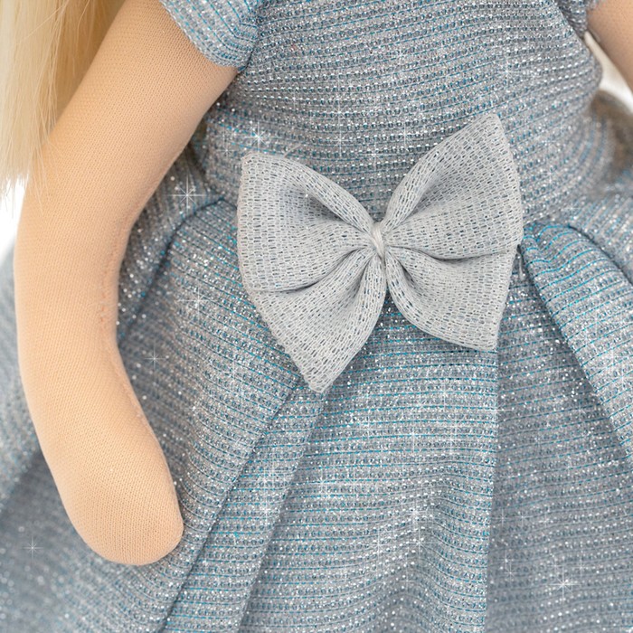 Мягкая кукла Mia «В голубом платье», 32 см - фото 1905988374