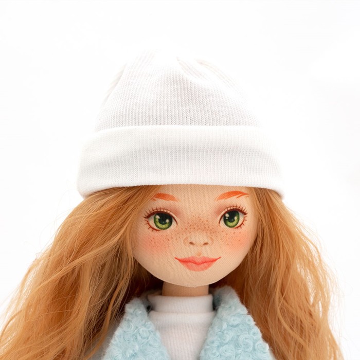 Мягкая кукла Sunny «В пальто мятного цвета», 32 см - фото 1905988393