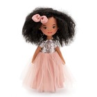 Мягкая кукла «Tina в розовом платье с пайетками», 32 см - фото 6594891