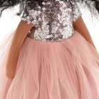 Мягкая кукла «Tina в розовом платье с пайетками», 32 см - фото 6594895