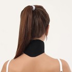 Турмалиновая накладка на шею, 5 магнитов, на липучке, чёрная - Фото 5