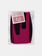 Маска текстильная для коррекции овала лица, на липучке, 62×9.5 см, чёрная, розовая - Фото 9