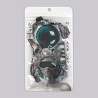 Маска для сна «Киса», 19×11 см, резинка одинарная, разноцветная - Фото 6