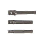 Набор адаптеров для торцевых головок ТУНДРА, SDS-plus, 1/2×75, 3/8 и 1/4" × 65 мм, 3 шт. - Фото 2