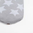 Комбинезон вязаный Крошка Я «Звёзды» рост 74-80 см, цвет серый - фото 46795477