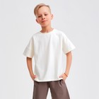 Шорты-бермуды детские MINAKU: Cotton collection цвет коричневый, рост 128 - Фото 5