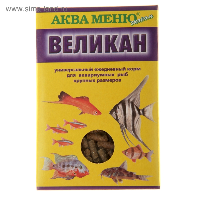 Корм Аква меню "Великан" для рыб, 35 г - Фото 1
