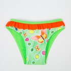 Плавки купальные для девочки, цвет зелёный, рост 92 - фото 11078257