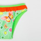 Плавки купальныедля девочки, цвет зелёный, рост 98 - фото 34996920