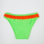 Плавки купальныедля девочки, цвет зелёный, рост 98 - фото 34996921