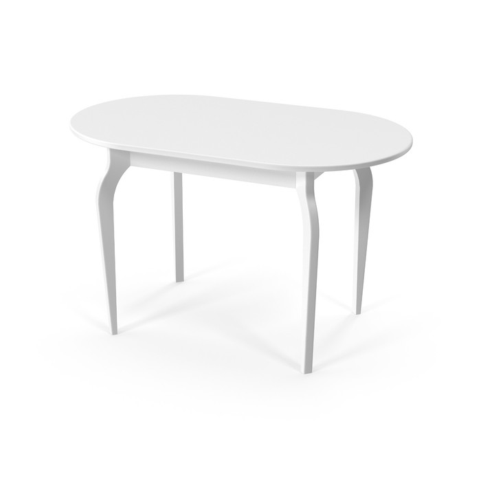 Обеденный стол KAMELOT, 1200 × 700 × 750 мм, овальный, цвет белый