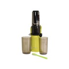 Соковыжималка Oursson JM4600/GA, шнековая, 150 Вт, 0.5/0.5 л, 70 об/мин, чёрно-зелёная - фото 51335149