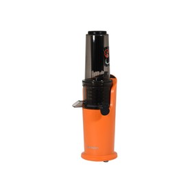 Соковыжималка Oursson JM4600/OR, шнековая, 150 Вт, 0.5/0.5 л, 70 об/мин, чёрно-оранжевая