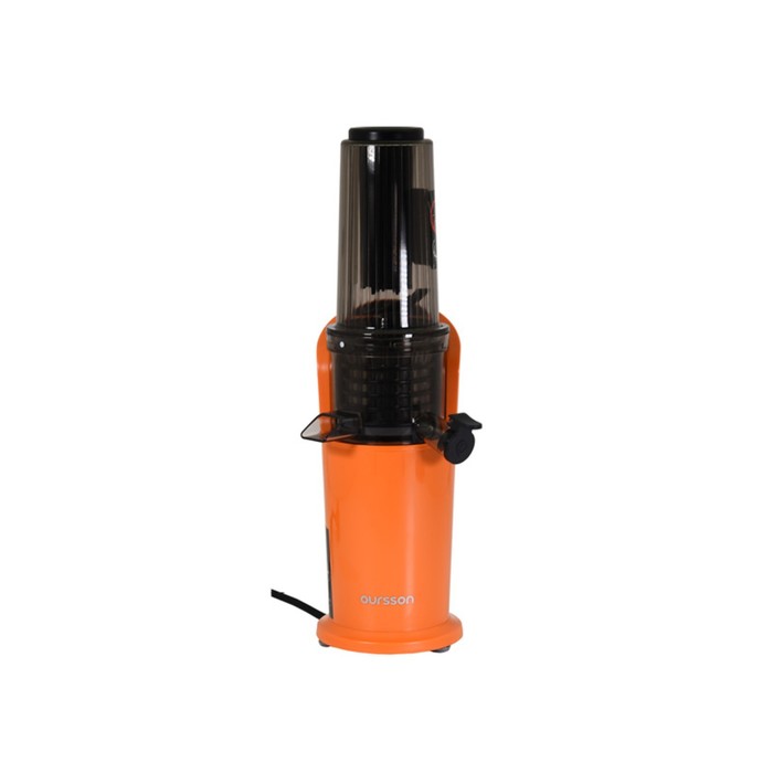 Соковыжималка Oursson JM4600/OR, шнековая, 150 Вт, 0.5/0.5 л, 70 об/мин, чёрно-оранжевая - фото 51335154