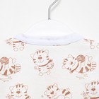 Комбинезон детский, цвет молочный/кошки, рост 80 см - фото 119115308