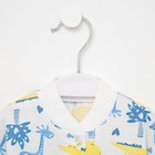 Кофточка детская, цвет голубой/африка, рост 74 - фото 34996923