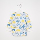 Кофточка детская, цвет голубой/африка, рост 74 - фото 34996924