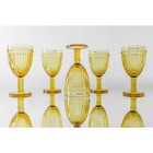 Набор бокалов из стекла Magistro «Босфор», 250 мл, 6 шт, цвет жёлтый - Фото 8