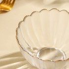 Салатник «Хризантема», 290 мл, d=11.7 см, стекло, прозрачный 7350886