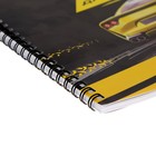 Альбом для рисования Calligrata «Жёлтая машина» А4, 32 листа на гребне, обложка мелованная бумага, блок 100 г/м² - Фото 3