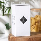 Банка стеклянная для сыпучих продуктов с бамбуковой крышкой Magistro «Эко», 1,3 л, 10×20,5 см - Фото 3