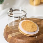 Банка стеклянная для сыпучих продуктов с бугельным замком Magistro «Эко», 500 мл, 10×10.3 см - Фото 2