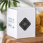 Банка стеклянная для сыпучих продуктов с бугельным замком Magistro «Эко», 800 мл, 10×13 см - Фото 6