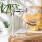 Банка стеклянная для сыпучих продуктов с бугельным замком Magistro «Эко», 1,2 л, 10×20 см 7129877 - фото 16578547