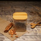 Банка стеклянная для сыпучих продуктов Magistro «Эко. Квадратная», 700 мл, 10×10,5 см - Фото 7