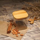 Банка стеклянная для сыпучих продуктов Magistro «Эко. Квадратная», 700 мл, 10×10,5 см - Фото 8