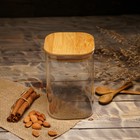 Банка стеклянная для сыпучих продуктов Magistro «Эко. Квадратная», 1,2 л, 10×15,5 см - Фото 7