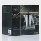 Заварочный чайник Magistro «Дарси», 750 мл, металлическое сито, стекло - Фото 6