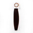 Волосы на трессах, прямые, на заколках, 12 шт, 60 см, 220 гр, цвет каштановый(#SHT8B) - Фото 5