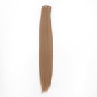 Волосы на трессах, прямые, на заколках, 12 шт, 60 см, 220 гр, цвет светло-русый(#SHT27M) - Фото 2