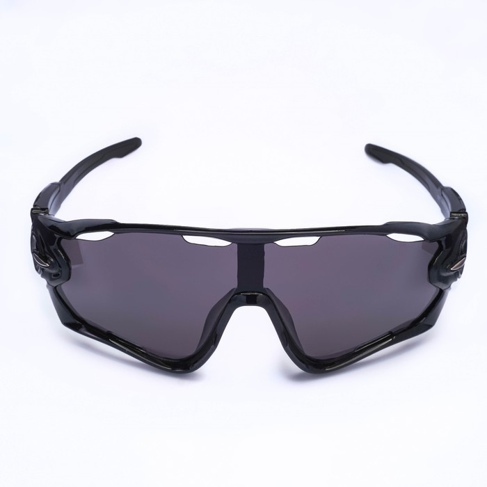 Очки солнечные мужские спортивные «Мастер К», uv 400, ширина 15 см, дужка 13.5 см, линза 8×5.1 см - Фото 1