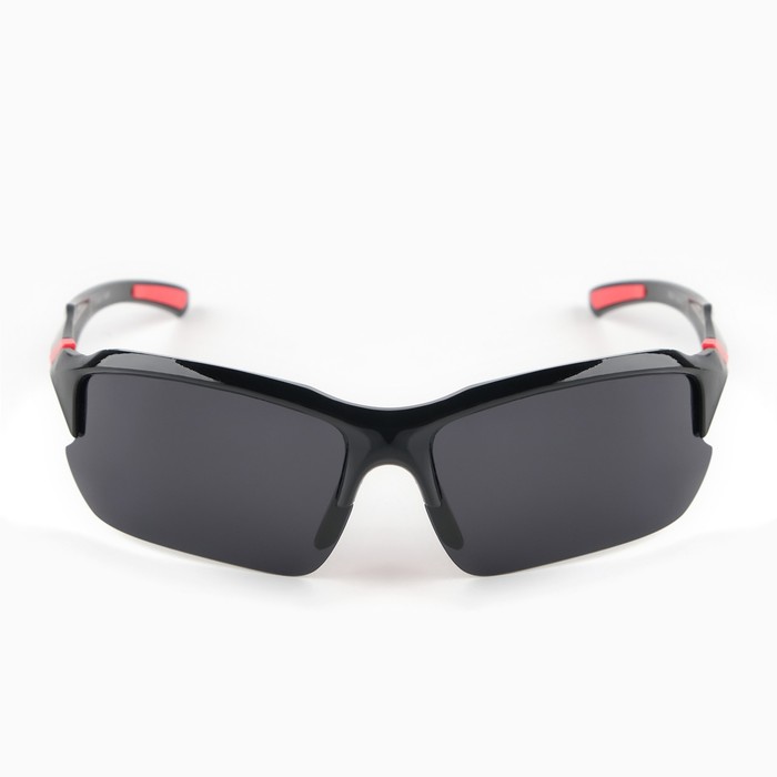 Очки солнечные мужские спортивные «Мастер К», uv 400, ширина 14.5 см, дужка 12.6 см, линза 4×7.3 с - Фото 1