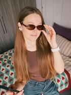 Очки солнцезащитные женские «OneSun. Леопардовый принт», uv 380, дужка 13.6 см, ширина 14.3 см, линза 5.3×3 см - Фото 13