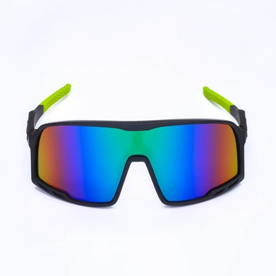 Очки солнечные мужские спортивные «Мастер К», uv 400, ширина 14.1 см, дужка 13.4 см, линза 7.2×5.3