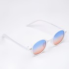 Очки солнцезащитные, UV400, ширина 14.3 см, дужка 13.5 см, линза 5.8 х 4.6 см - фото 24533261