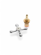 Ручка для смесителя ZEIN Z001K, с кран-буксой 1/2", цинк, цвет хром - Фото 4