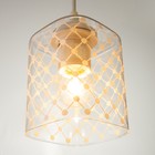 Плафон E27 бело-прозрачный 7023279