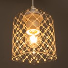 Плафон E27 бело-прозрачный 7023279