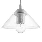 Плафон E27 прозрачный  (артикул 7023281)  большой выбор товаров оптом и в розницу по низким ценам с доставкой